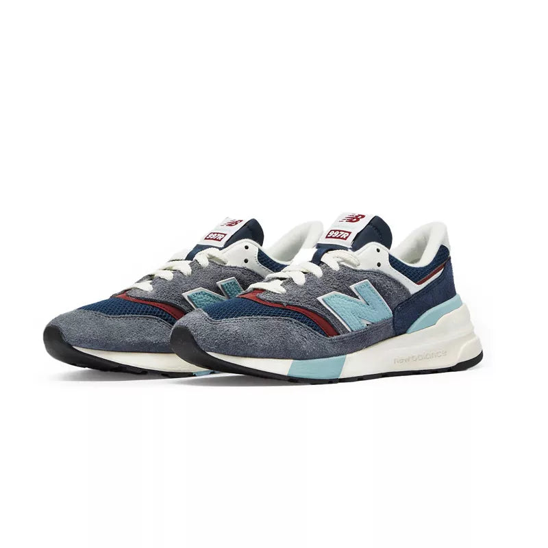 Baskets U997 - Gris, Marine, Bleu Ciel, Bordeaux