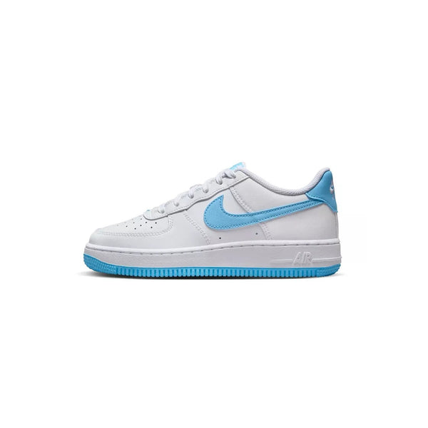 Zapatillas Air Force 1 (Gs) - Blanco y azul cielo
