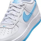 Baskets Air Force 1 (Gs) - Blanc Et Bleu Ciel