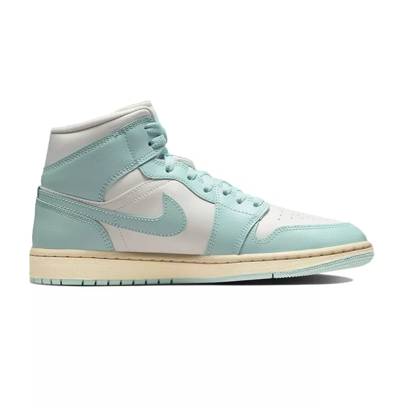 Zapatillas Air Jordan 1 Mid - Blanco/Azul cielo/Beige