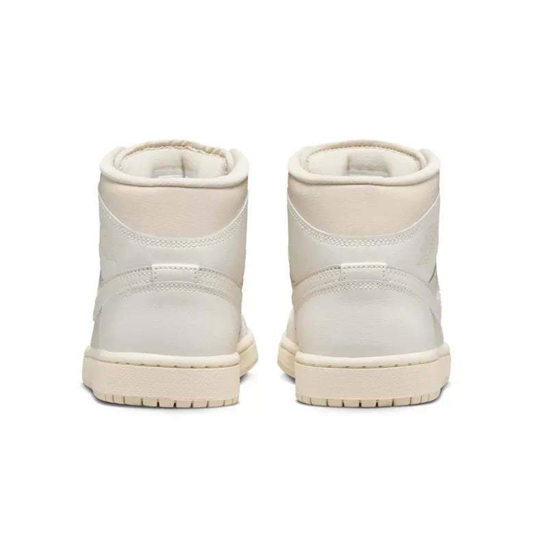 Air Jordan 1 Mid Sneakers - Brown Beige/Ecru