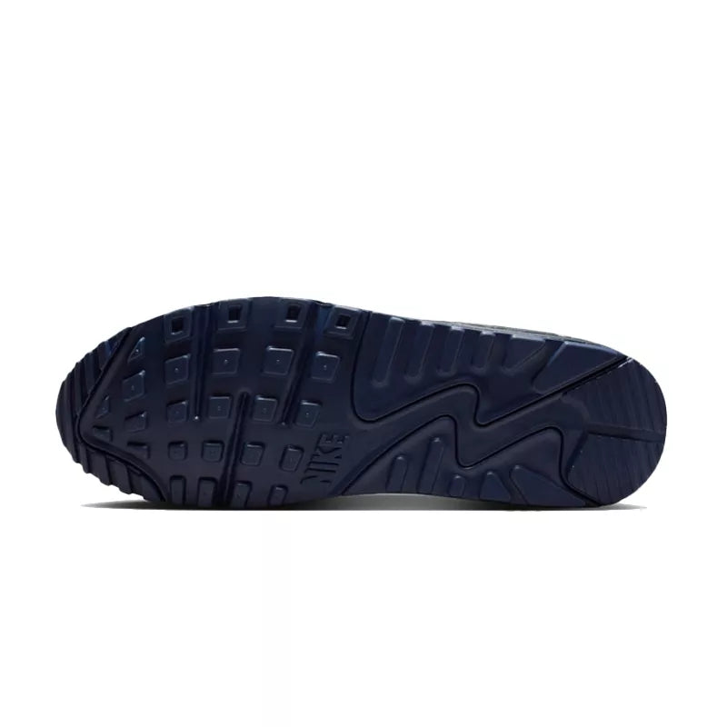 Nike Air Max 90 Sneakers - Navy Blue, Yellow.