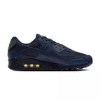 Nike Air Max 90 Sneakers - Navy Blue, Yellow.