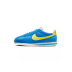 Baskets Nike Cortez Basic Nylon - Bleu Ciel/Blanc/Jaune