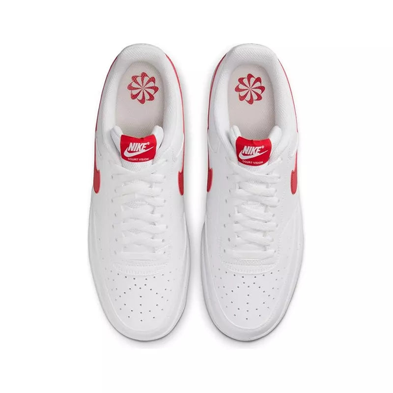 Baskets Court Vision Lo - Blanc Et Rouge