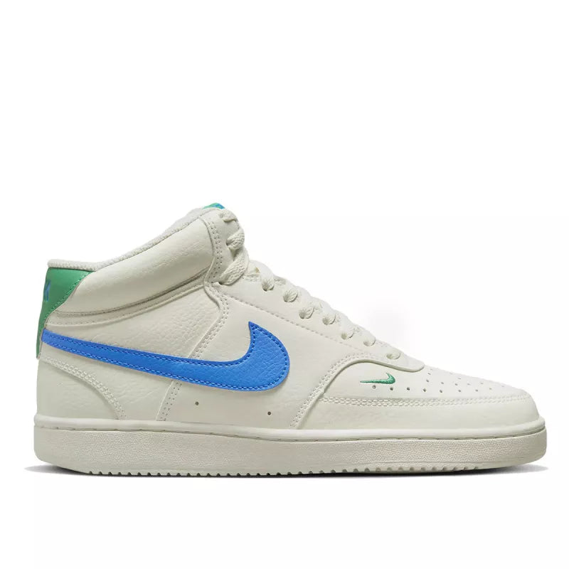 Baskets Court Vision Mid - Blanc Bleu