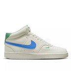 Baskets Court Vision Mid - Blanc Bleu