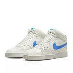 Baskets Court Vision Mid - Blanc Bleu