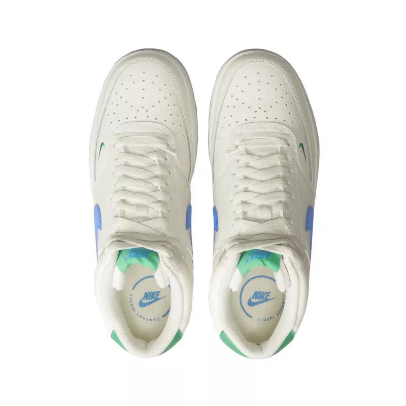Baskets Court Vision Mid - Blanc Bleu