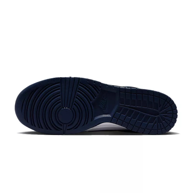 Baskets Nike Dunk Low Retro - Marine Blanc