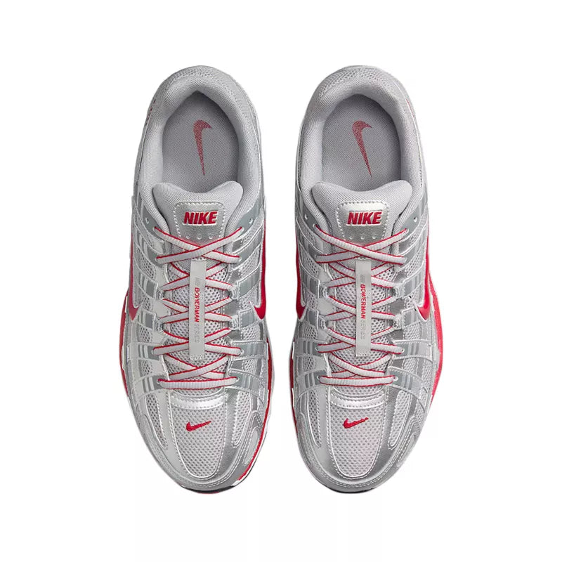 Baskets Nike P-6000 - Gris/Argent/Rouge