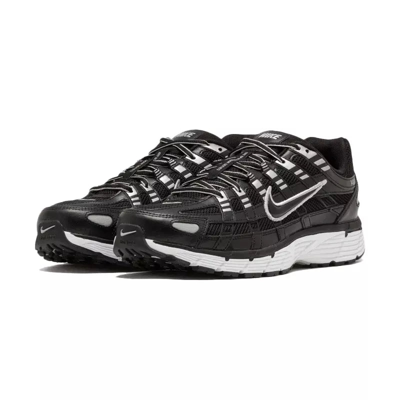 Zapatillas Nike P-6000 - Negro/Blanco/Plata