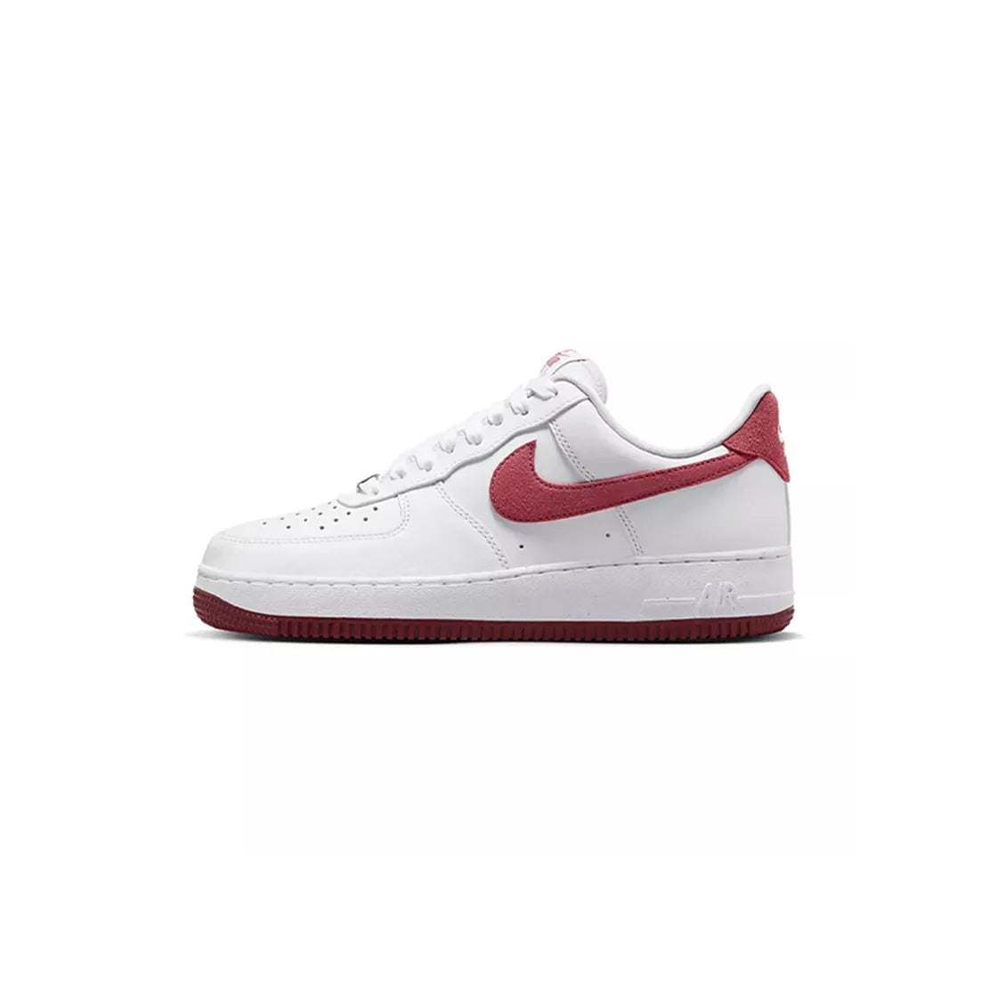 Baskets W Air Force 1 07 - Blanc Et Bordeaux