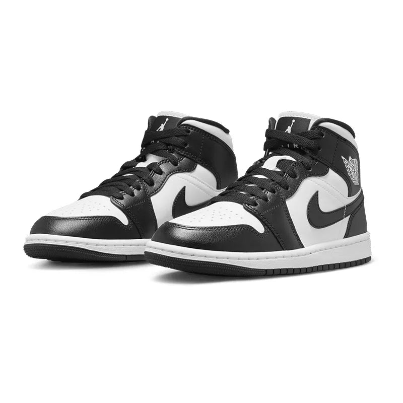 Baskets W Jordan 1 Mid - Noir/Blanc