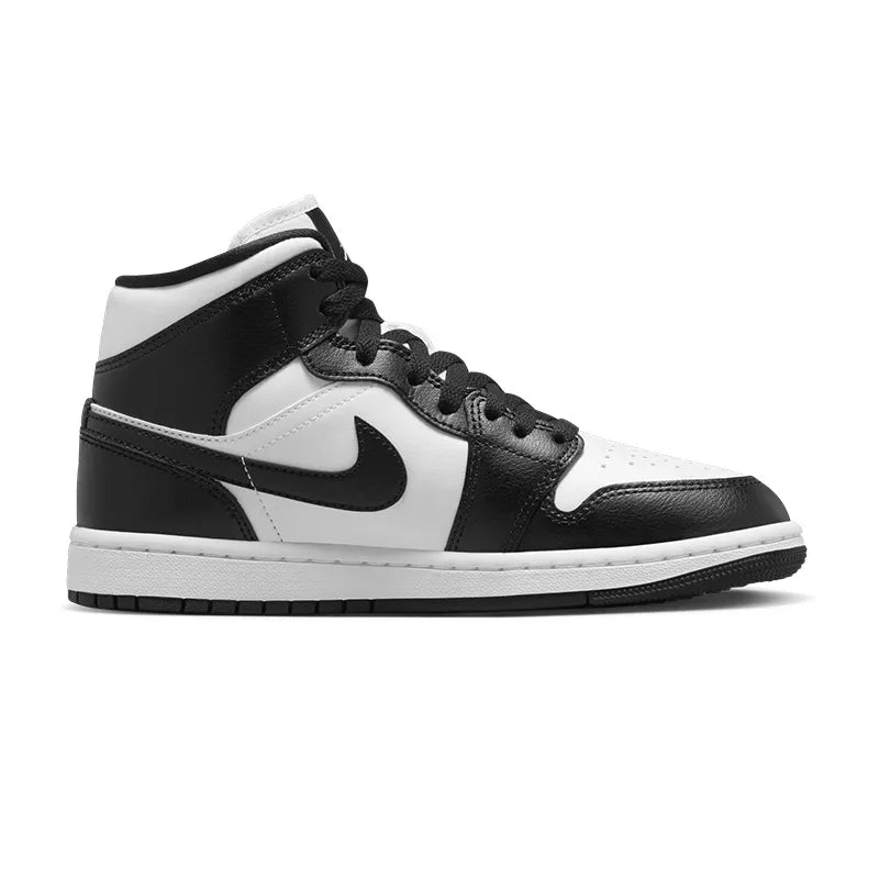 Baskets W Jordan 1 Mid - Noir/Blanc