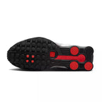 Nike W Shox R4 Sneakers - Black, Silver, Red