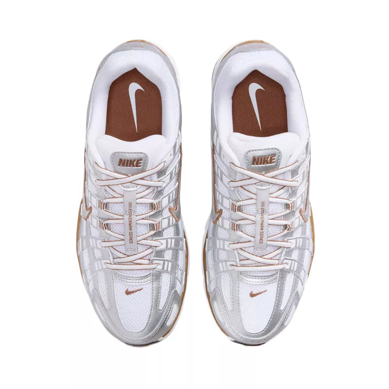 Nike Wms P-6000 Zapatillas - Blanco/Gris/Burdeos