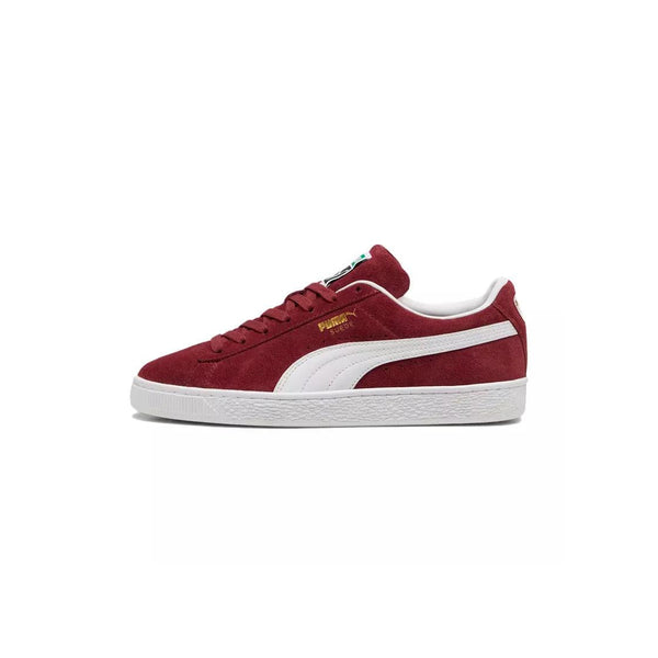 Zapatillas Puma Suede Classic - Burdeos, Blanco