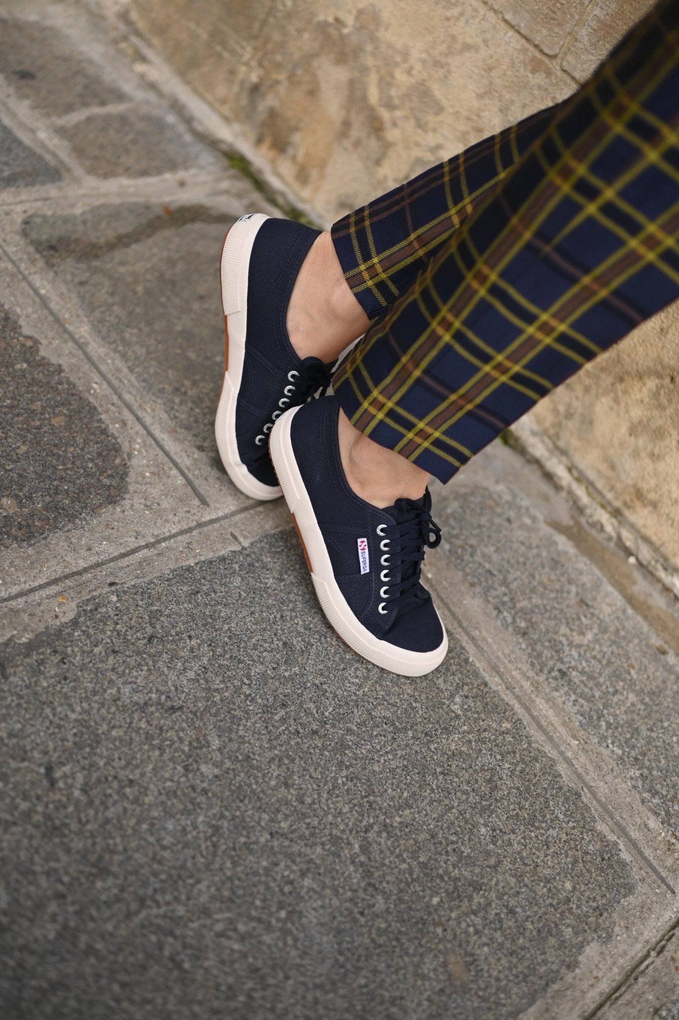Basket Superga 2750-Cotu Classic - Bleu - Superga Femme Homme