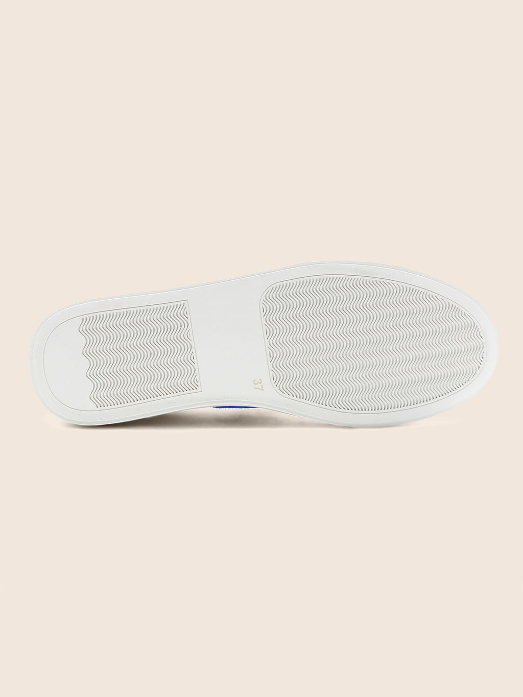Baskets Made In France Cuir Bleu - Femme