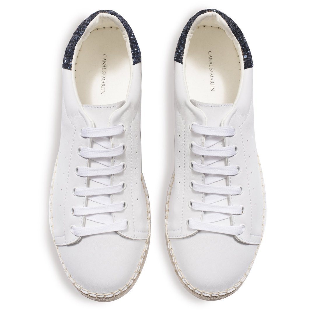Canal Saint Martin - Lancry Sneakers - Glitter Blue - Women's