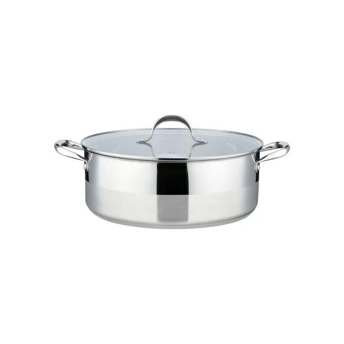 Casserole 32cm With Lid - Stainless Steel - Inox