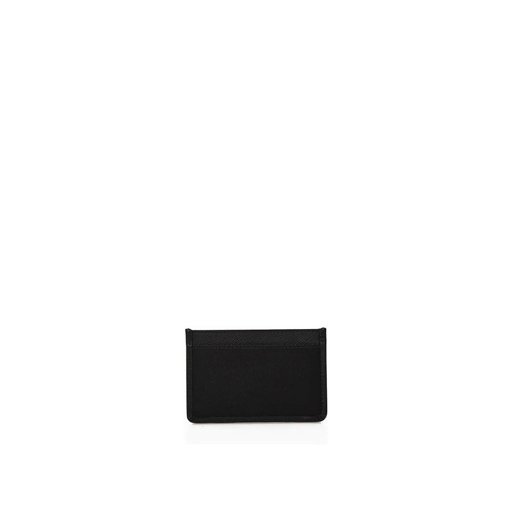 Prada - Porte-Carte Nylon And Leather - Femme - Black