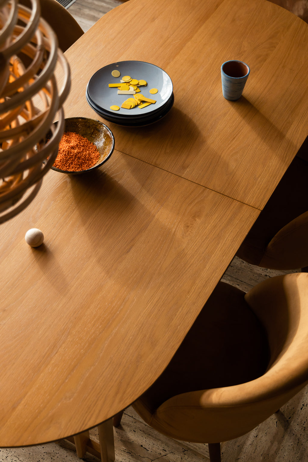 Barlet 200/ - Mesa de Comedor - Madera - Roble/Marrón
