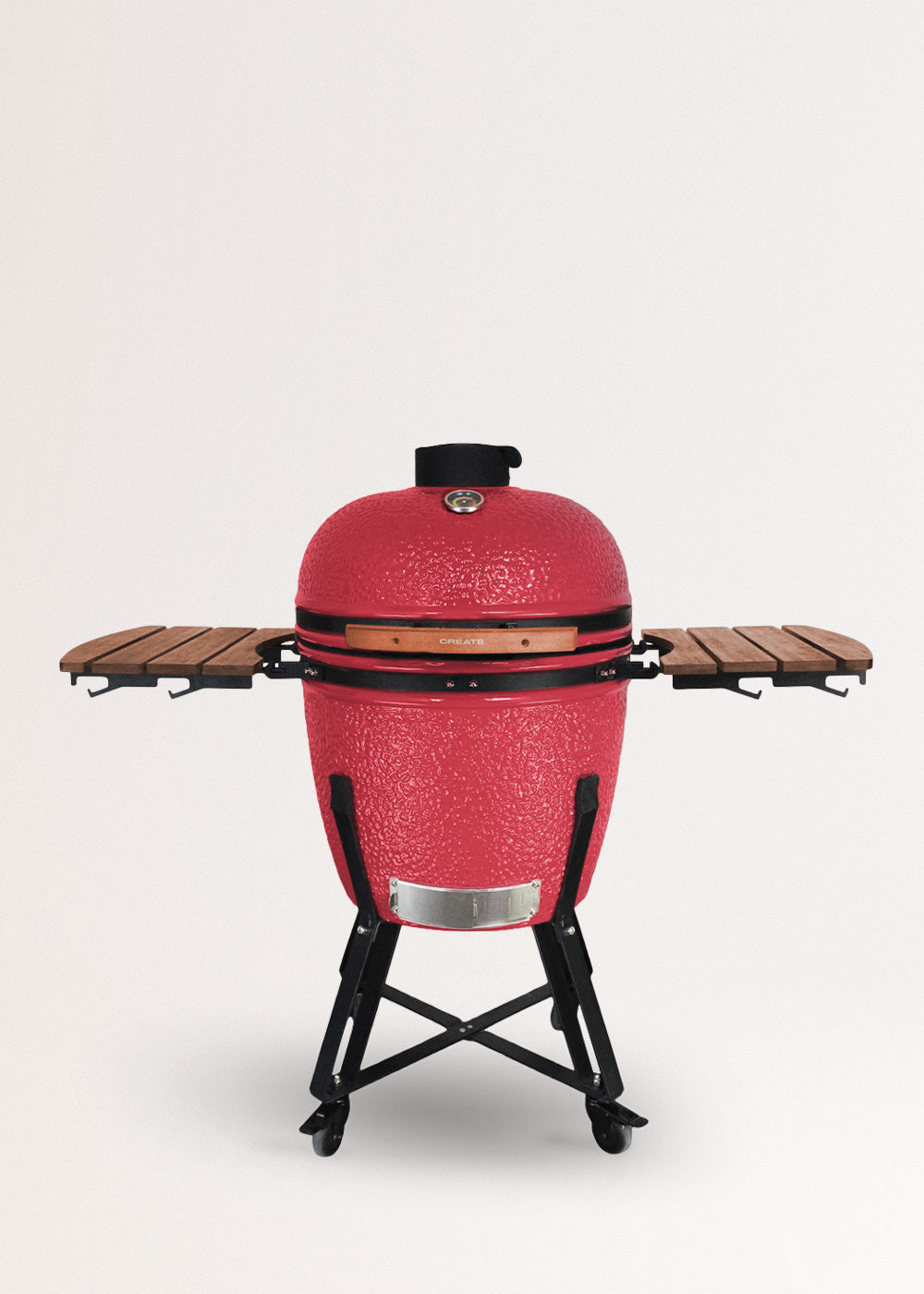 Barbecue Kamado - Barbecue Fumoir En Céramique - Rouge