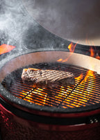 Barbecue Kamado - Barbecue Fumoir En Céramique - 21" - Rouge