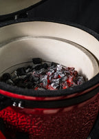 Barbecue Kamado - Barbecue Fumoir En Céramique - 21" - Rouge
