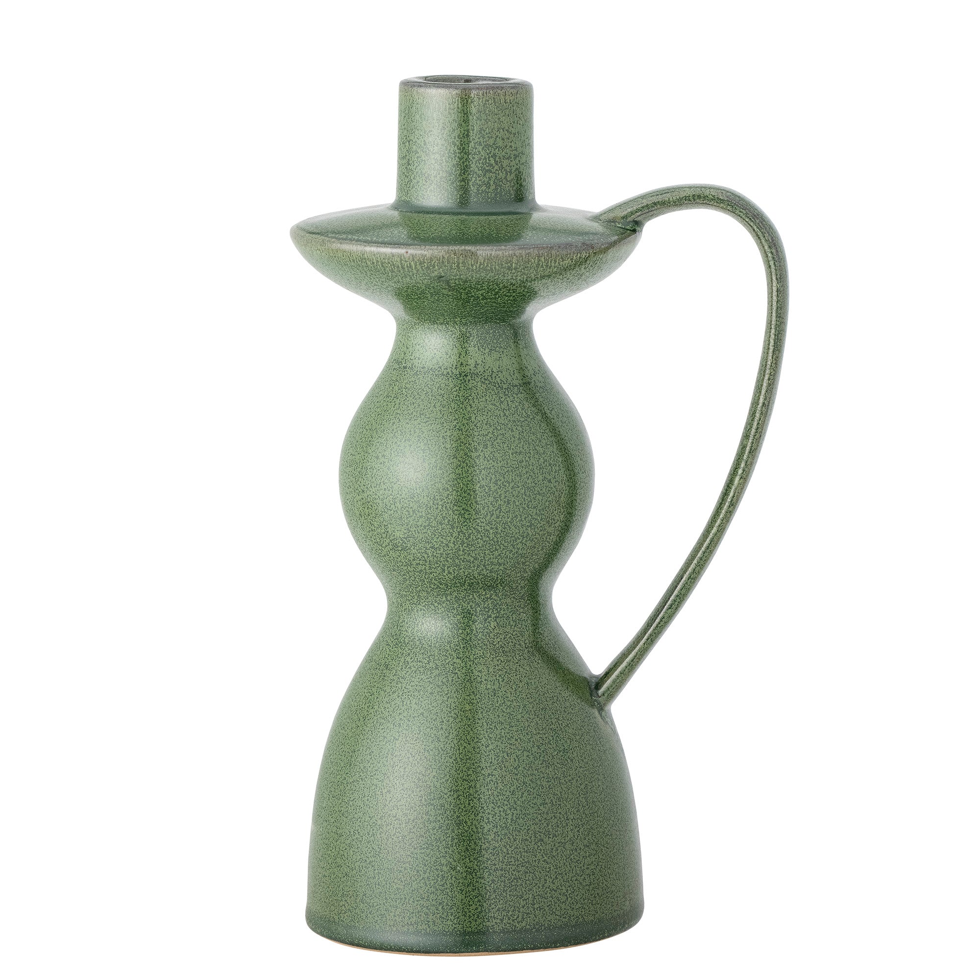 Fija - Candle Holder - Green - Stoneware