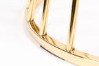 Floris - Dining Room Table - Glass - Gold