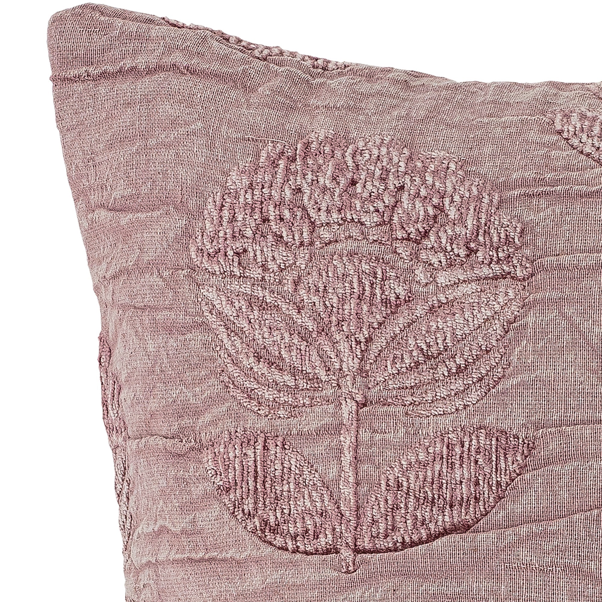 Sofia - Lot de 4 Coussins - Violet - Coton