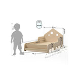 Cama Cabina Extensible Con Iluminación Led