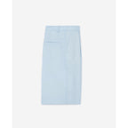 The Kooples - Bermuda Azul Cielo Lana Con Pliegues - Mujer