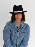 Sombrero de Fieltro Bianca - Azul Marino
