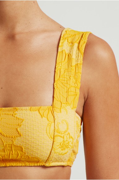 Top De Bikini Palm Poolside - Amarillo