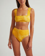 Top De Bikini Palm Poolside - Amarillo