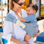 Porte-Bébé Momswing - Lignes D’Azure White
