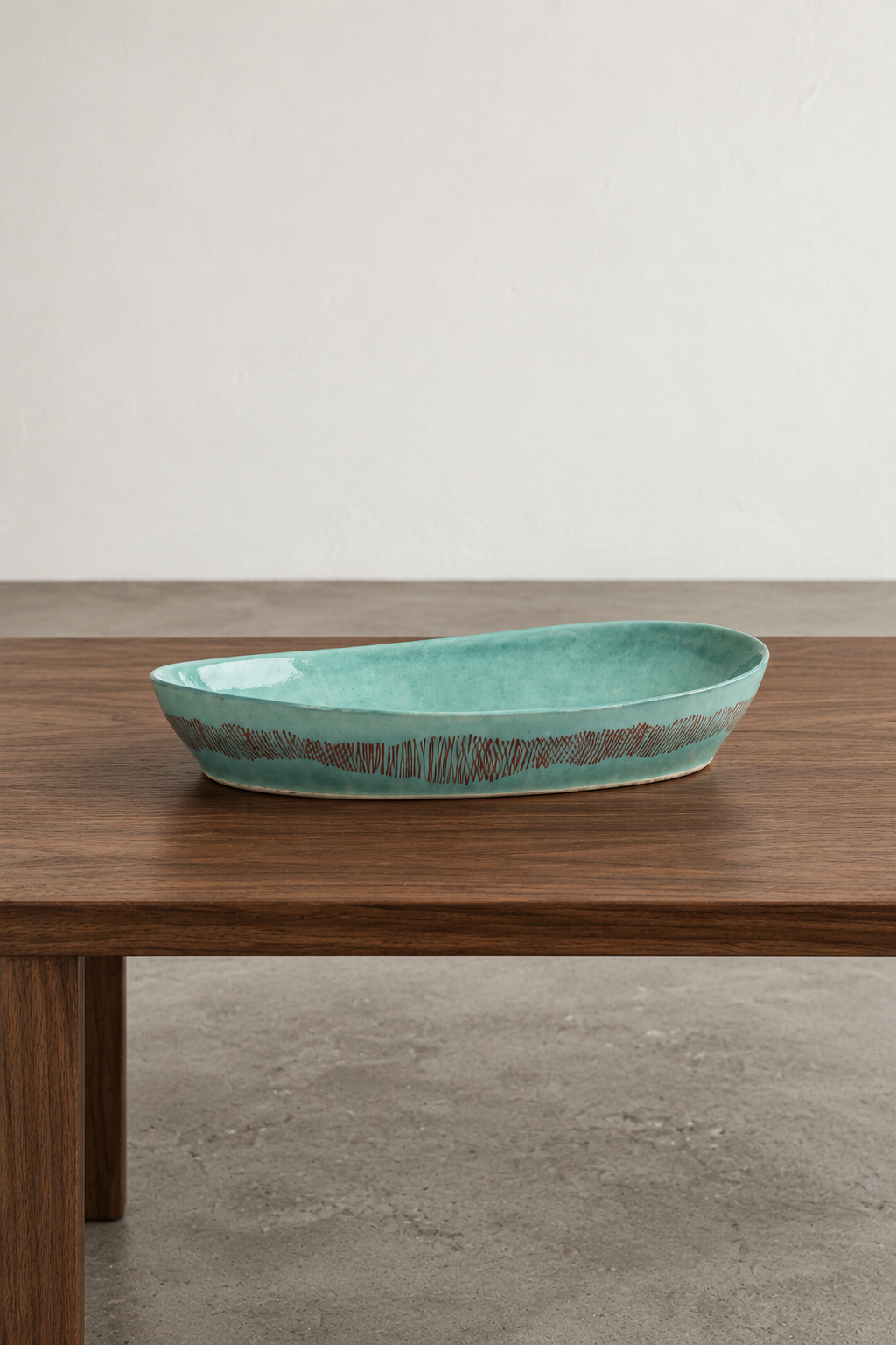 Feast - Serving Bowl - S - Stoneware - Azure Red
