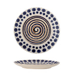 Shama - Lot de 6 Assiettes - Multicolore - Grès