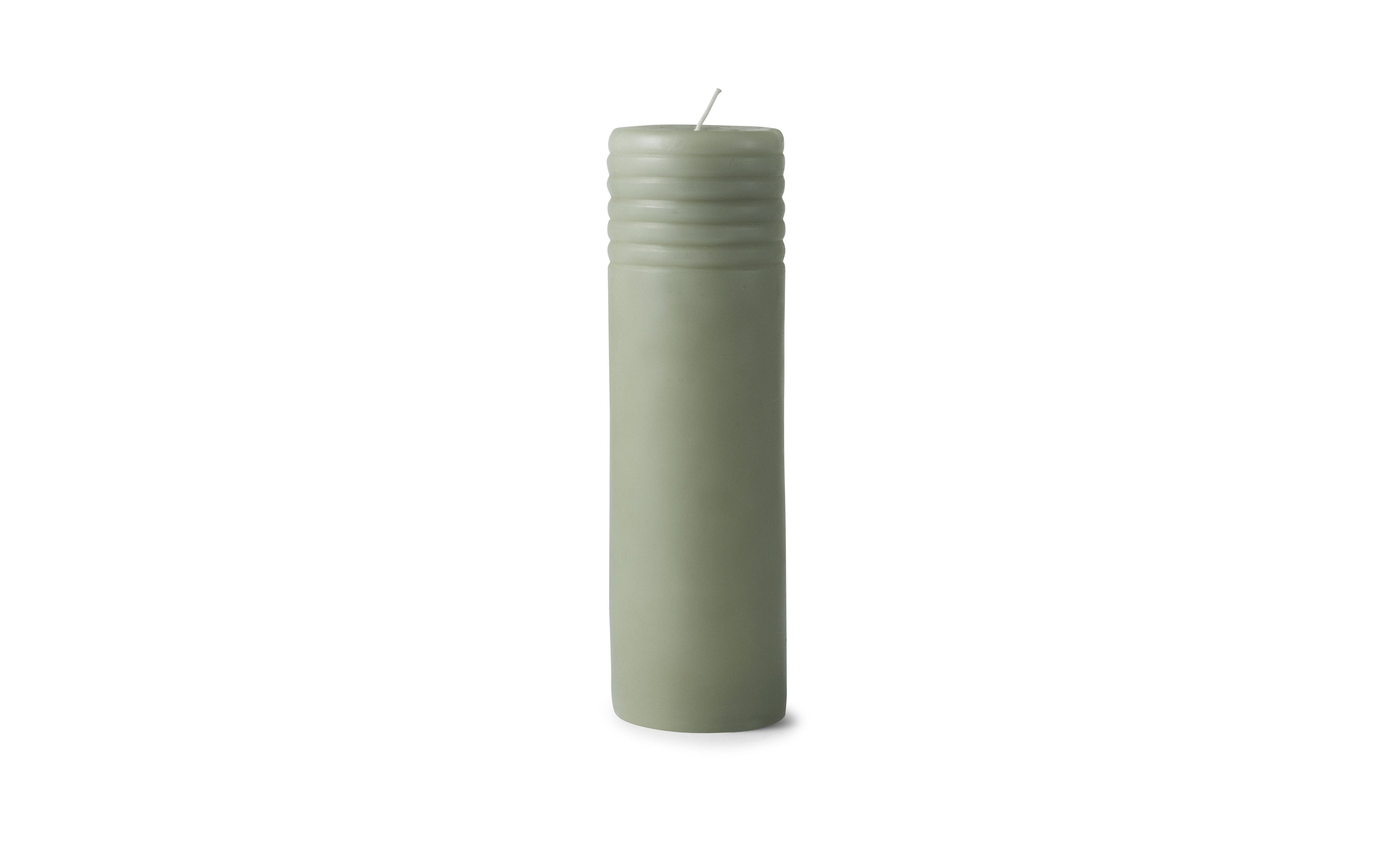 Vela De Mesa Columna - Celadón