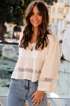 Blouse Amy Lin Viscose Blanc