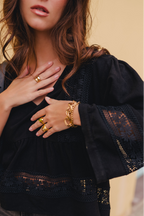 Blouse Amy Lin Viscose Noir