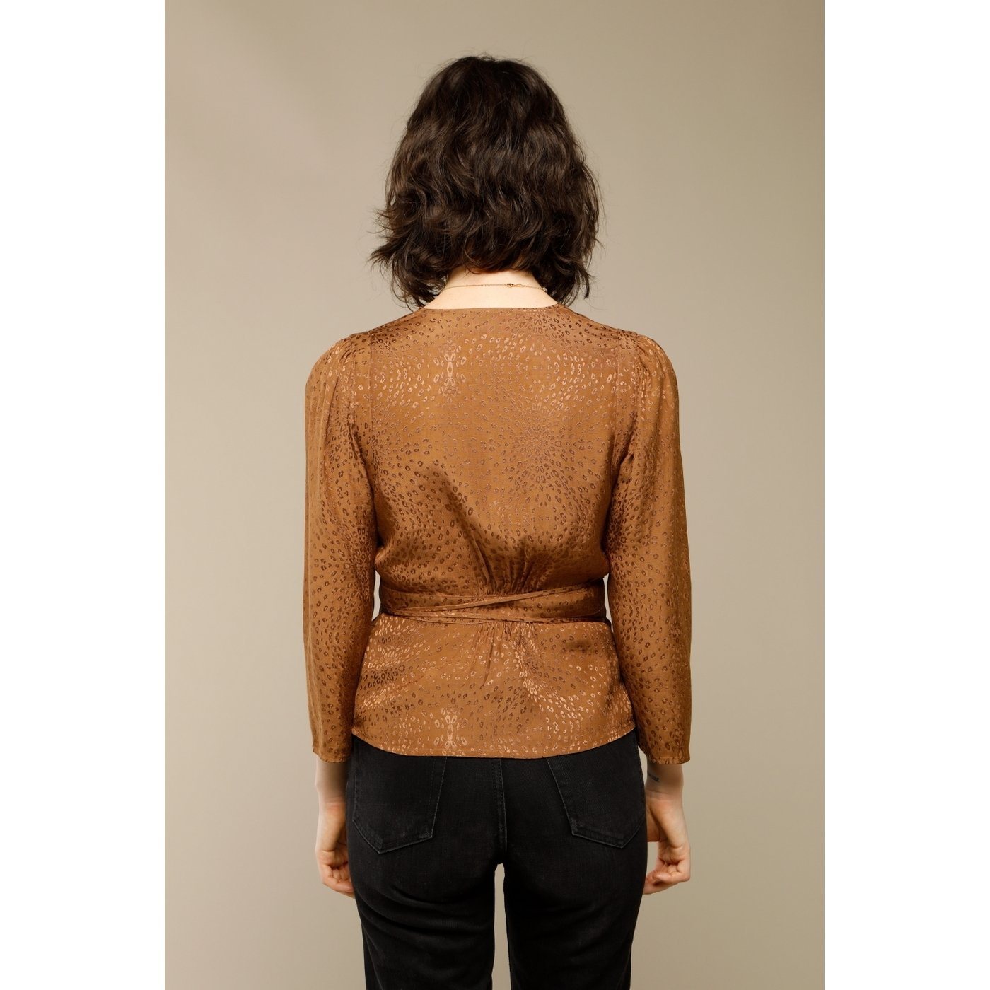 Blusa Anna - Cobre / Jaquard