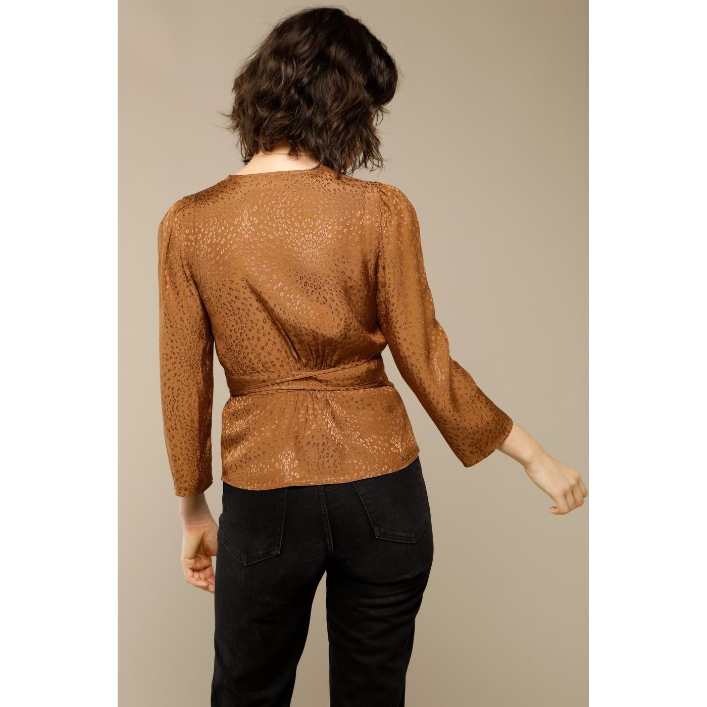 Blusa Anna - Cobre / Jaquard
