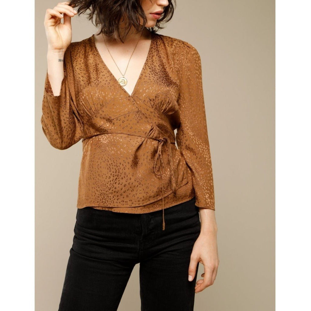 Blusa Anna - Cobre / Jaquard