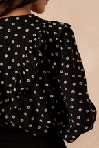 BLUSA BAYA MARGARITA NEGRO