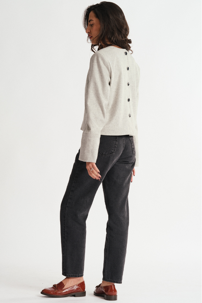 Blouse Béatrice Gris